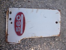 Farmall 560 Rowcrop Tractor Original Ih Front L Hood Side Cover Panel W/ Emblem