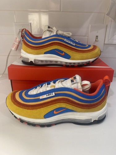 Nike Air Max 97 SE Running Club - Pollen Orange 2021 Sz 8 NEW IN BOX DH1085-700 | eBay