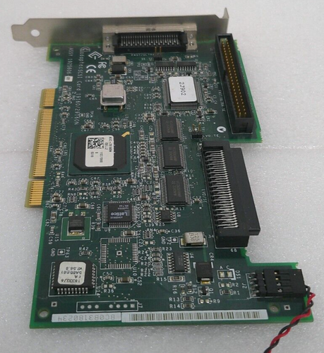 ADAPTEC DELL SCSI CARD 19160/2910N, 1925606-01, 02J902 W/ 68 PIN SCSI CABLE - Picture 5 of 9