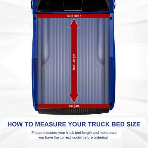 6.5FT 4Fold Truck Bed Tonneau Cover For 0408 Ford F150 0508 Lincoln