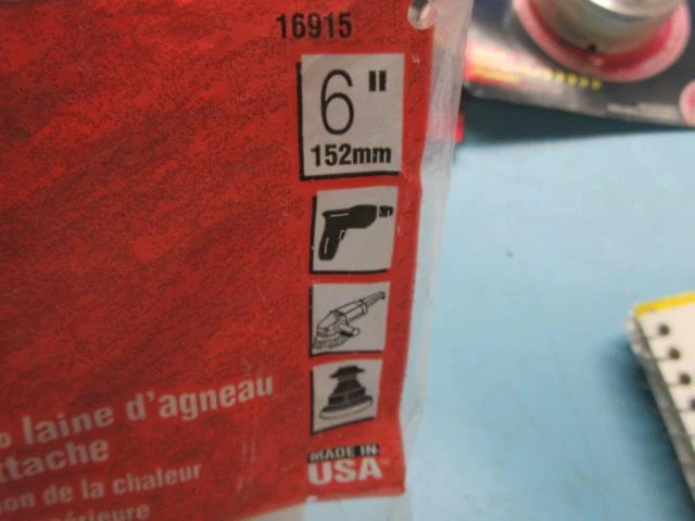 NUEVO Vermont American 6 pulgadas corbata en lana de cordero gorro pulido # 16915 Foto 2 de 4