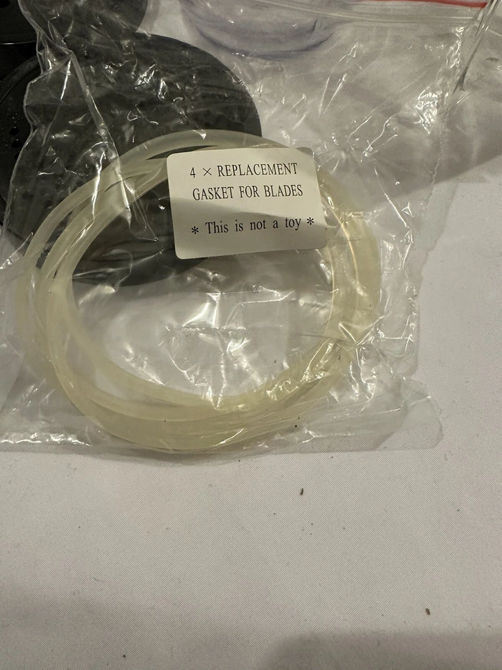 Magic Bullet Accessories Lot Replacement Pitcher, Blade,Cups, Lids, and Rings - Image 3 of 4