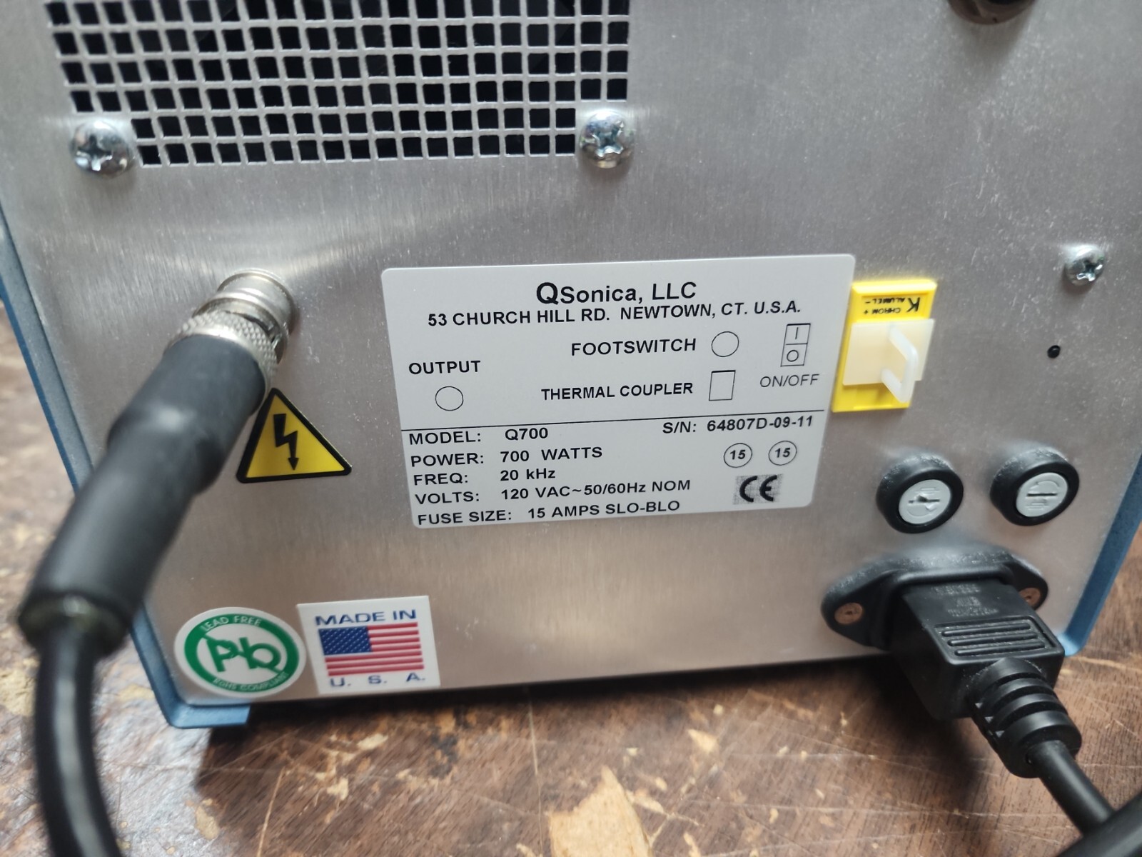 NICE QSonica SonicatorQ700 Touch Screen with Qsonica CL334 Probe eBay