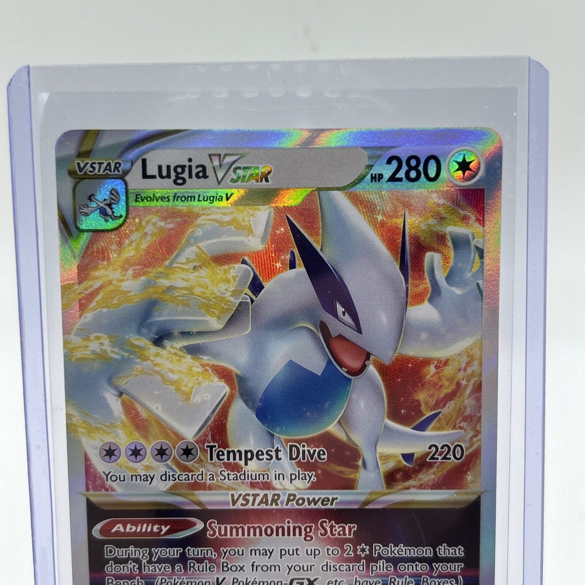 lugia vstar pokemon card price 211/195- Silver Tempest - Full Art art depiction of Lugia that makes it a true standout piece Pokmon TCG - Lugia VSTAR