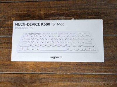Logitech K380 Wireless Bluetooth Multi-Device Keyboard for MAC (WHITE)