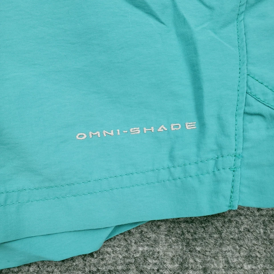 Pantalones Cortos Columbia Para Mujer L Grande Azul PFG Punta Coral Omni Tono Pesca Exterior Foto 3 de 4