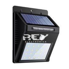 Foco Pared Solar 20 LED Sensor PIR Movimi…