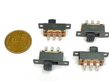 4 Pieces Slide Switch DPDT SS22F32 G5 PCB Panel mount mini 6 pin Miniature C1