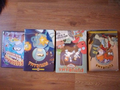 Futurama DVD Bundle Staffel 1 4 Sammlerboxen Collector s Edition