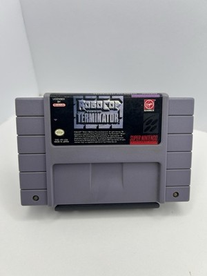 Robocop Vs The Terminator For SNES - Tested & Authentic + FAST Shipping!