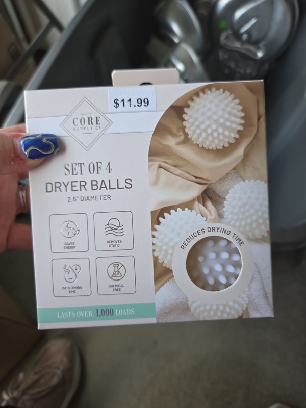 Set of 4 Dryer Balls Core Supply Dryer Balls Dryer Balls Reusable Dryer Balls US