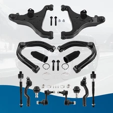 Front Upper Lower Control Arm Sway Bar Tie Rod for 04-2015 Nissan Armada Titan