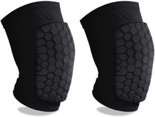 Knee Compression Pads,Basketball Knee Pads with Honeycomb Padding, Breathable an