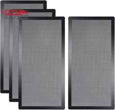  4 Pack 280X140Mm PC Case Dust Mesh Filter, Magnetic Frame Computer Fan Dust Me