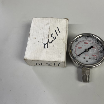 #ad Pressure Gauge 0 3000 PSI Liquid Filled 2.5” Face 1 4quot; LM NPT $40.27