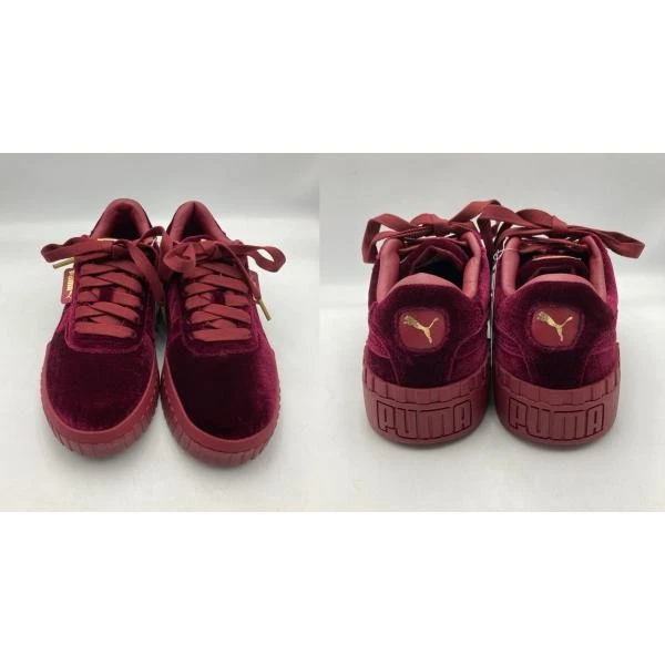 彪马 Cali 天鹅绒女式运动鞋 369887 01 尺码 22.5 厘米 D4 二手 — 第 2/4 张图片