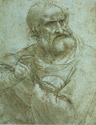 Leonardo da Vinci - Studie für den letzten Super (Peter) A1-A4 Poster Kunst Gemälde M