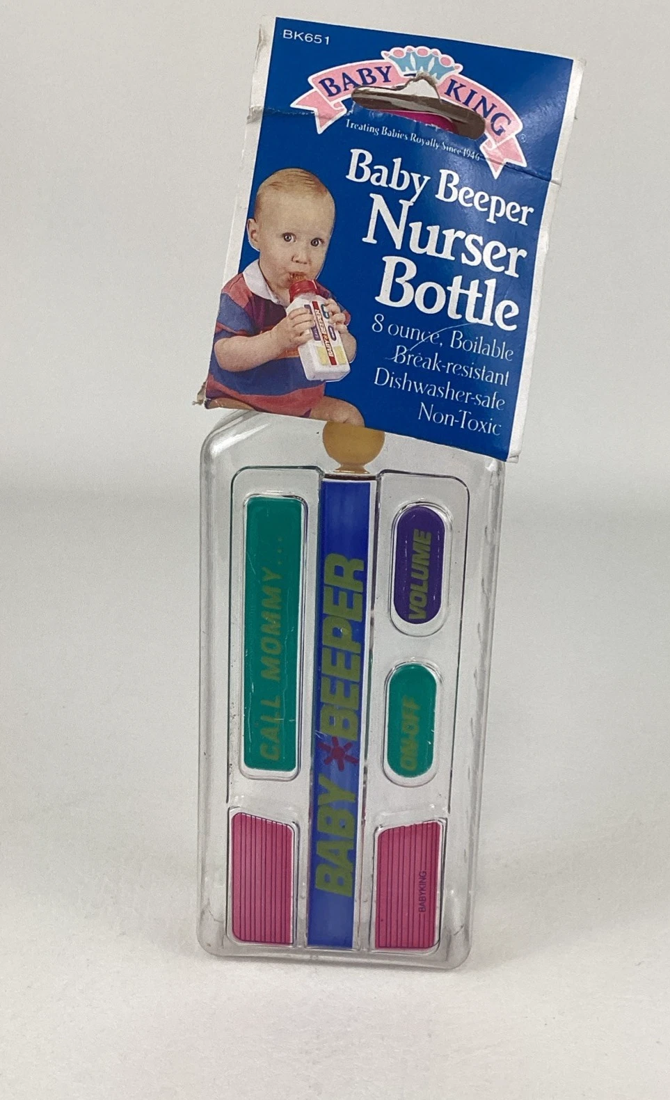 Baby King Baby Beeper Nurser Bottle 8 Ounce Break Resistant Vintage 1995 Regent
Opens in a new windo