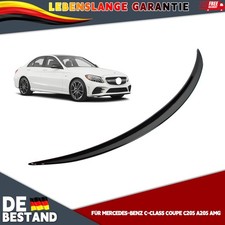 Kofferraum Heckspoiler F&uuml;r Mercedes-benz C-Klasse C205 Coupe 2015-21 Schwarz