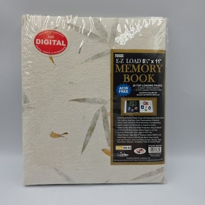 Pioneer EZ Load 8 1/2 Inch x 11 Inch Memory Book Textured Mulberry NOS