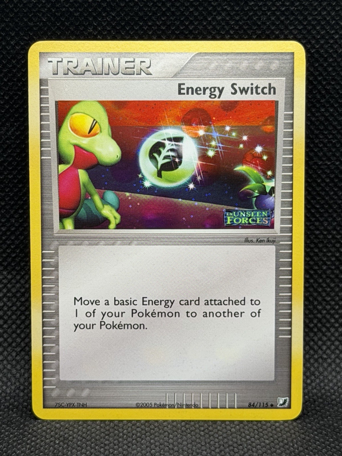 Pokémon Energy Switch 84/115 EX Unseen Forces Reverse Holo Trainer  2005 ~ NM🫧