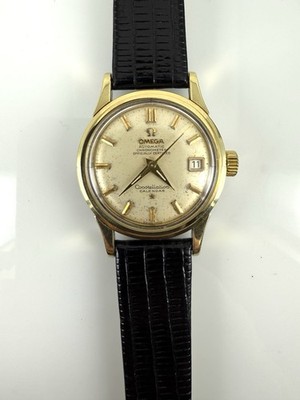 Omega Constellation Calendar Automatic 1958 Gold cap 24J 5 adjustments Cal # 504
