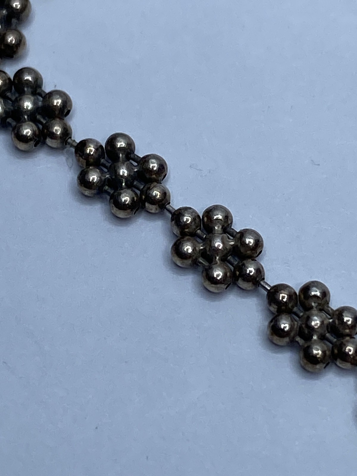 Gucci Sterling Silver Interlocking Flower Bracele… - image 9