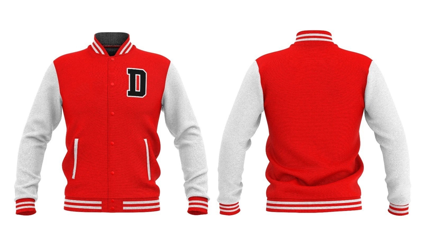 Custom Made Varsity Jacket Premium Wool Unisex Varsity Style All Sizes image 6