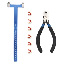Archery Bow String Points Nock Pliers Set T Shape Bow Square Ruler Nocking Po...