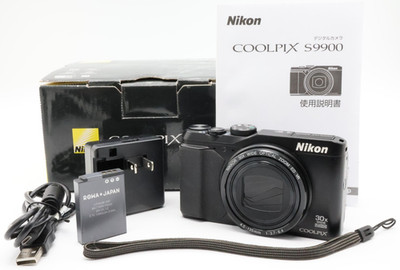 [ Mint+++! ] Nikon COOLPIX S9900 16.0MP 30x Digital Camera Black From JAPAN #250