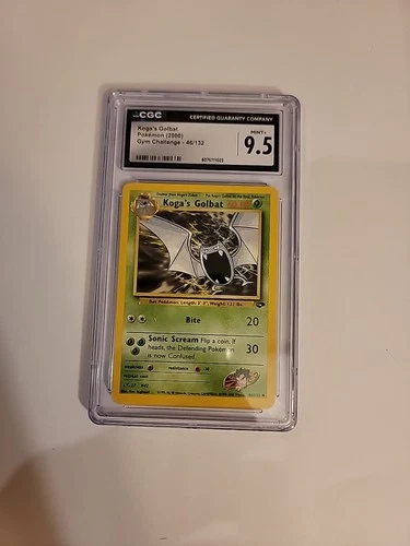 Pokémon Gym Challenge Unlimited Regular Koga's Golbat 46/132 CGC 9.5 PK2787
