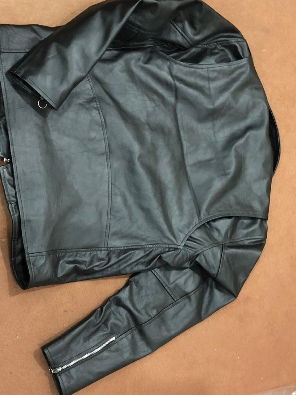 Schott NYC Vintaged Fitted Cowhide Leather Motorcycle Jacket