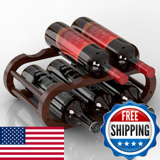 Peker Wine Rack Small Countertop Wine Rack Wine Bottle Holder For Cabinet And