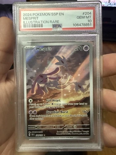 PSA 10 Mesprit 204/191 Sv08: Surging Sparks Holo