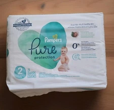 Pampers Pure Protection 29 Diapers size 2  12-18lb BUY MORE SAVE& COMBINE SHIP