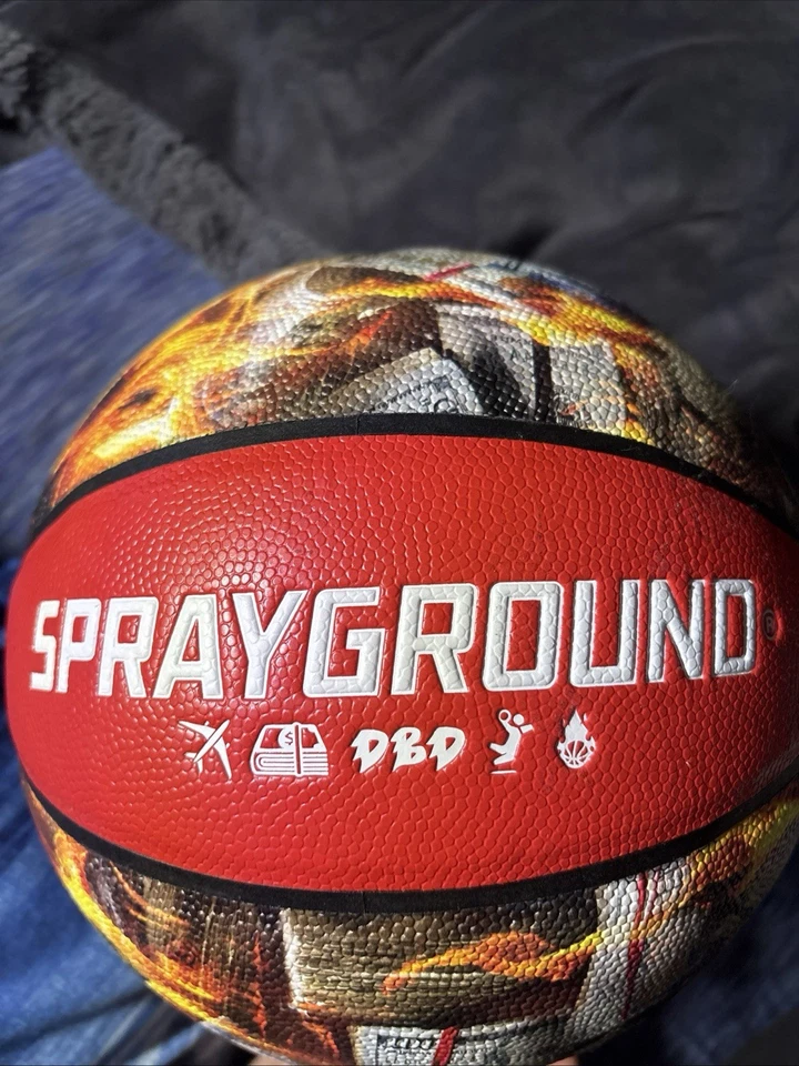 Baloncesto Spalding X Sprayground Money Fire - RARO NUEVO EN CAJA Foto 4 de 4