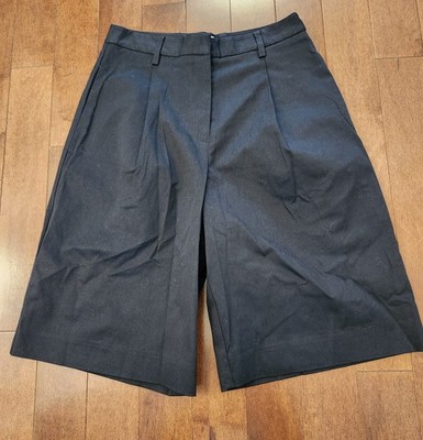 Matteau women's black shorts in organic cotton in size US 4