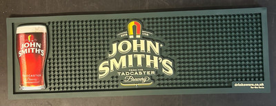 John Smith's Brewery Bar Abtropfmatte Gummi Überlauf Tablett - Tadcaster Bier Pub Matte