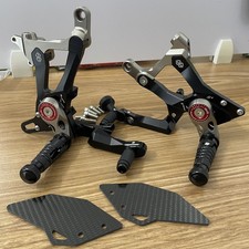 For Ducati Panigale V4 V4S V4R 2018-2024 V4 CNC Adjustable Rearsets FootPegs