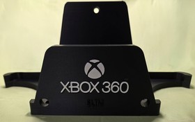 Xbox 360 Slim Wall Mount- w/ Power Adapter Wall Mount- Includes Hardware.