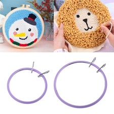 Metal Embroidery Hoop Crosses Stitching Hoop Embroidery Frame Crafting Tool