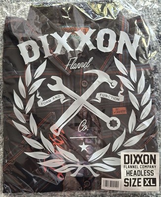 Dixxon Men's Headless Flannel, Size XL BNIB