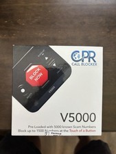 CPR Call Blocker V5000 Landline Phone Spam Robocall Blocker w/ Cables Box