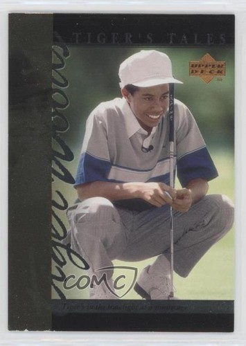 2001 Upper Deck Tiger\'s Tales Tiger Woods #TT3 Rookie RC