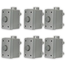 Acoustic Audio AAOVCD-G Outdoor Volume Controls Gray Weatherproof 6 Piece Set