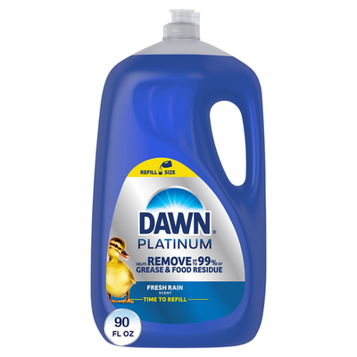 #ad Dawn Platinum Dishwashing Liquid Refreshing Rain 90oz $29.82