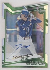 2022 Elite Extra Edition Status Signatures Die-Cut 21/27 Tres Gonzalez Auto z1r