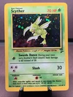 Pokemon TCG Scyther 17/130 Base Set 2 Holo Rare VTG WOTC 2000 MP-