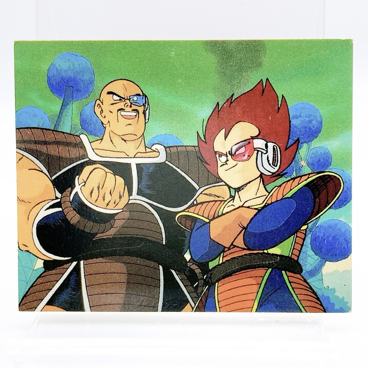 Nappa Vegeta #44 Dragon Ball Z Vintage Mini Card Amada Toei Anime