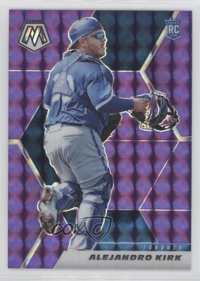 2021 Panini Mosaic Purple Prizm 17/49 Alejandro Kirk #267 Rookie RC 0zw1